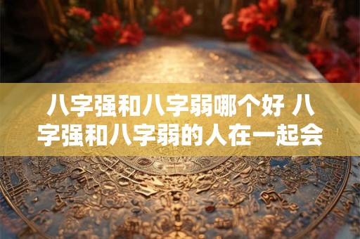 八字强和八字弱哪个好 八字强和八字弱的人在一起会怎么样