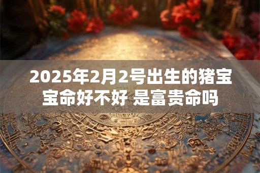 2025年2月2号出生的猪宝宝命好不好 是富贵命吗 2025年2月2号出生的猪宝宝命好不好 是富贵命吗