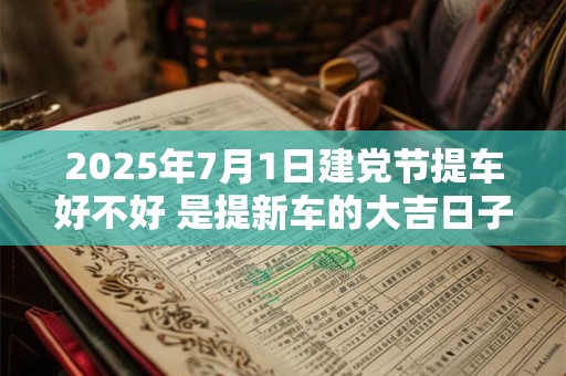 2025年7月1日建党节提车好不好 是提新车的大吉日子吗