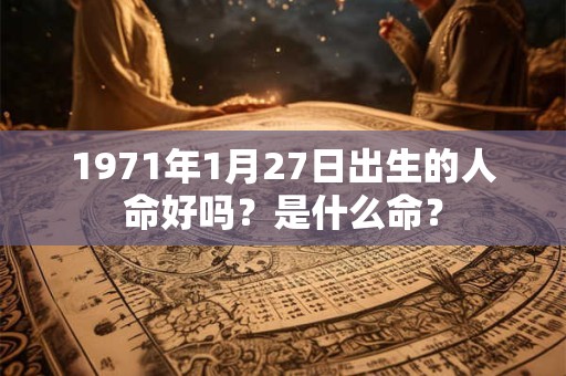 1971年1月27日出生的人命好吗？是什么命？