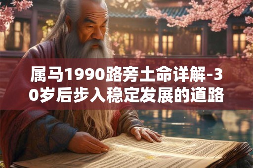 属马1990路旁土命详解-30岁后步入稳定发展的道路