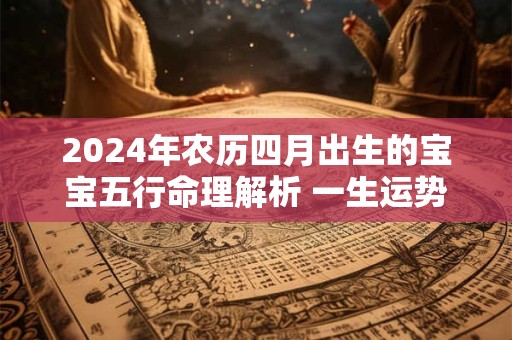 2024年农历四月出生的宝宝五行命理解析 一生运势顺利