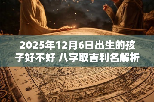2025年12月6日出生的孩子好不好 八字取吉利名解析