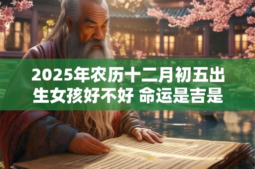 2025年农历十二月初五出生女孩好不好 命运是吉是凶