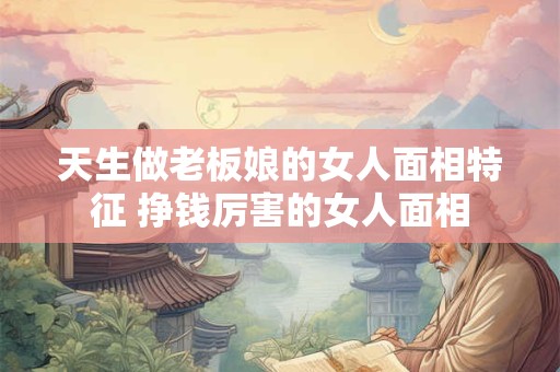 天生做老板娘的女人面相特征 挣钱厉害的女人面相