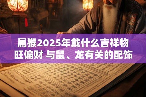 属猴2025年戴什么吉祥物旺偏财 与鼠、龙有关的配饰