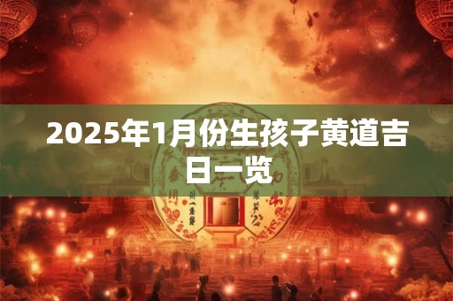 2025年1月份生孩子黄道吉日一览
