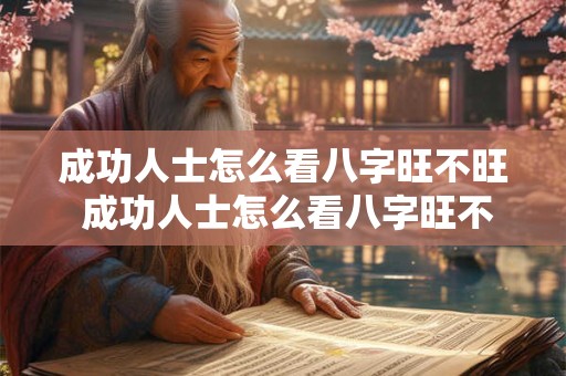 成功人士怎么看八字旺不旺 成功人士怎么看八字旺不旺夫
