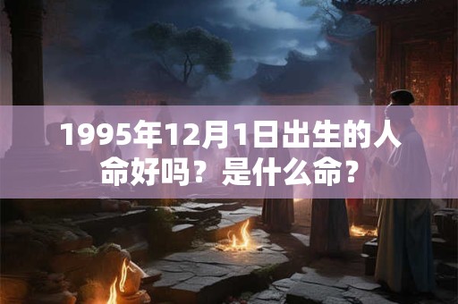1995年12月1日出生的人命好吗？是什么命？