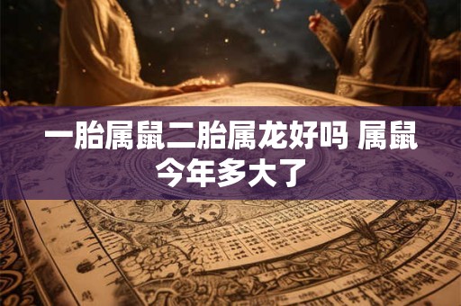 一胎属鼠二胎属龙好吗 属鼠今年多大了