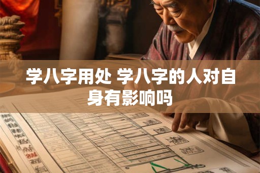 学八字用处 学八字的人对自身有影响吗
