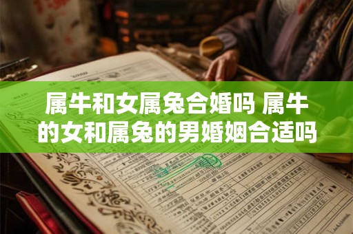 属牛和女属兔合婚吗 属牛的女和属兔的男婚姻合适吗
