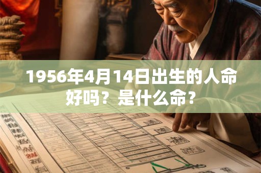 1956年4月14日出生的人命好吗？是什么命？