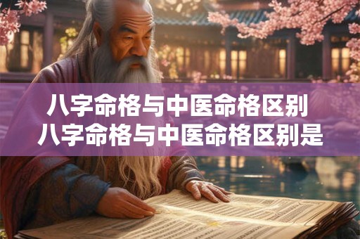 八字命格与中医命格区别 八字命格与中医命格区别是什么