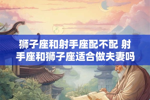 狮子座和射手座配不配 射手座和狮子座适合做夫妻吗