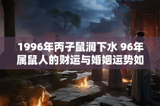 1996年丙子鼠涧下水 96年属鼠人的财运与婚姻运势如何