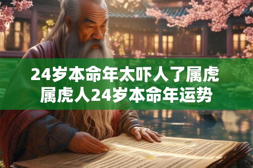 24岁本命年太吓人了属虎 属虎人24岁本命年运势