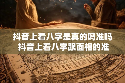 抖音上看八字是真的吗准吗 抖音上看八字跟面相的准不准
