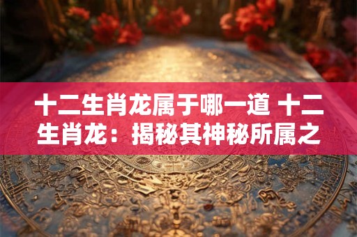 十二生肖龙属于哪一道 十二生肖龙：揭秘其神秘所属之道