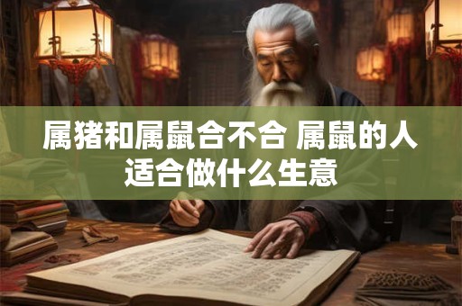 属猪和属鼠合不合 属鼠的人适合做什么生意