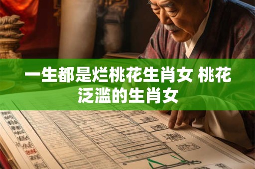一生都是烂桃花生肖女 桃花泛滥的生肖女