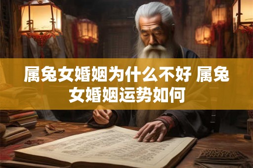 属兔女婚姻为什么不好 属兔女婚姻运势如何