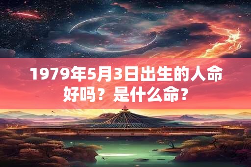 1979年5月3日出生的人命好吗？是什么命？
