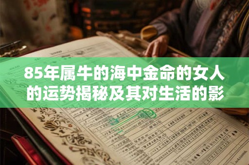 85年属牛的海中金命的女人的运势揭秘及其对生活的影响