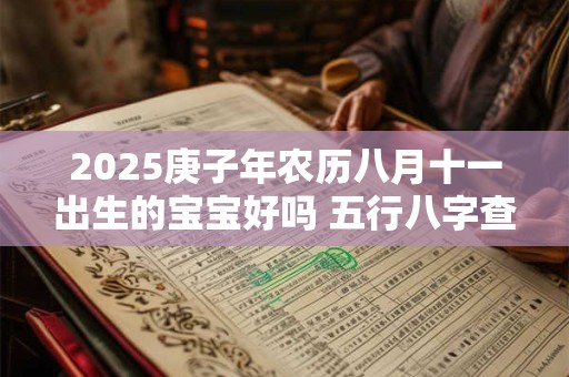 2025庚子年农历八月十一出生的宝宝好吗 五行八字查询