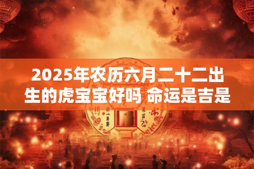 2025年农历六月二十二出生的虎宝宝好吗 命运是吉是凶