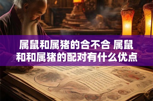 属鼠和属猪的合不合 属鼠和和属猪的配对有什么优点 属鼠和属猪的合不合 属鼠和和属猪的配对有什么优点