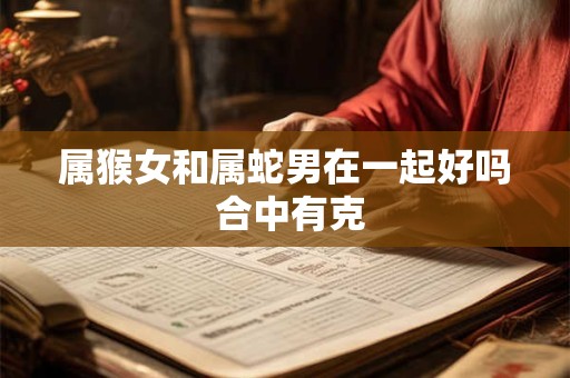 属猴女和属蛇男在一起好吗 合中有克