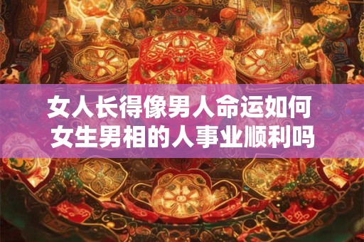 女人长得像男人命运如何 女生男相的人事业顺利吗