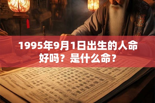 1995年9月1日出生的人命好吗？是什么命？