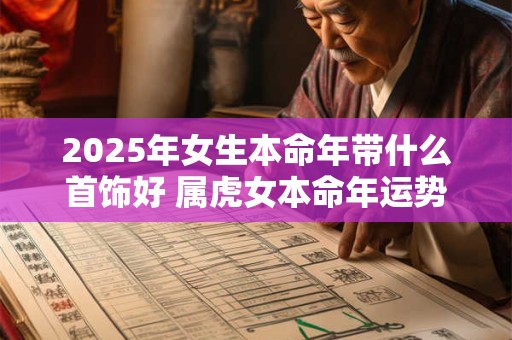 2025年女生本命年带什么首饰好 属虎女本命年运势