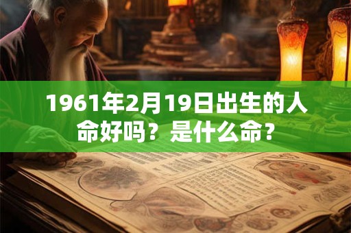 1961年2月19日出生的人命好吗？是什么命？