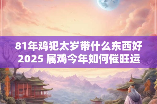 81年鸡犯太岁带什么东西好2025 属鸡今年如何催旺运势