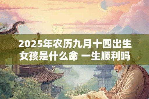 2025年农历九月十四出生女孩是什么命 一生顺利吗