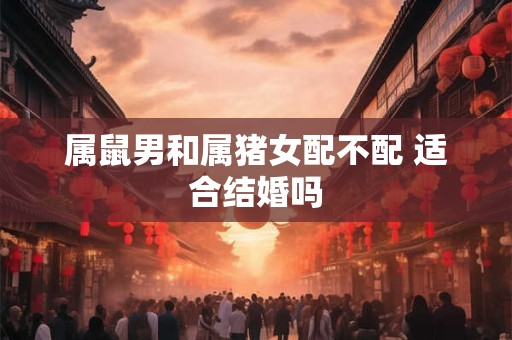 属鼠男和属猪女配不配 适合结婚吗 属鼠男和属猪女配不配 适合结婚吗