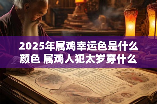 2025年属鸡幸运色是什么颜色 属鸡人犯太岁穿什么颜色转运