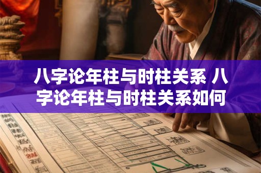 八字论年柱与时柱关系 八字论年柱与时柱关系如何