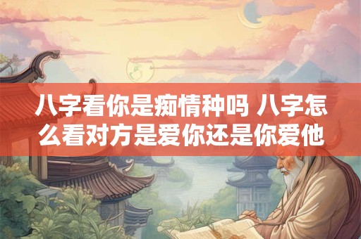 八字看你是痴情种吗 八字怎么看对方是爱你还是你爱他
