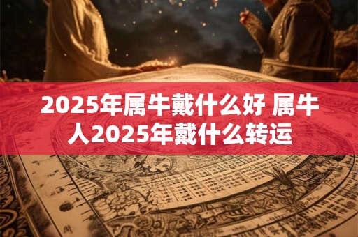 2025年属牛戴什么好 属牛人2025年戴什么转运