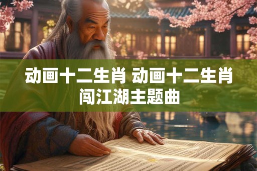 动画十二生肖 动画十二生肖闯江湖主题曲