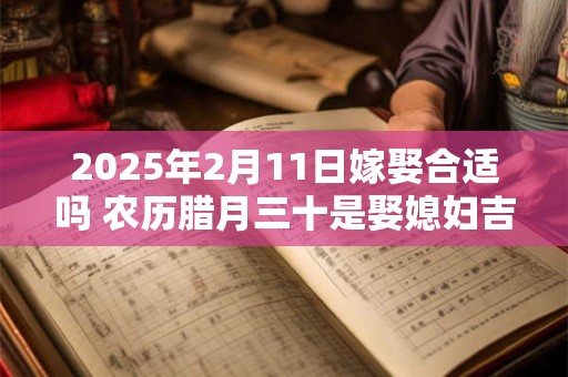 2025年2月11日嫁娶合适吗 农历腊月三十是娶媳妇吉日吗