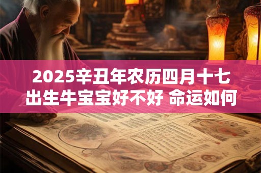 2025辛丑年农历四月十七出生牛宝宝好不好 命运如何