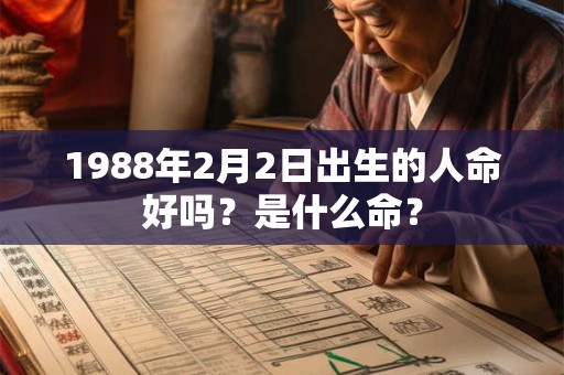 1988年2月2日出生的人命好吗？是什么命？
