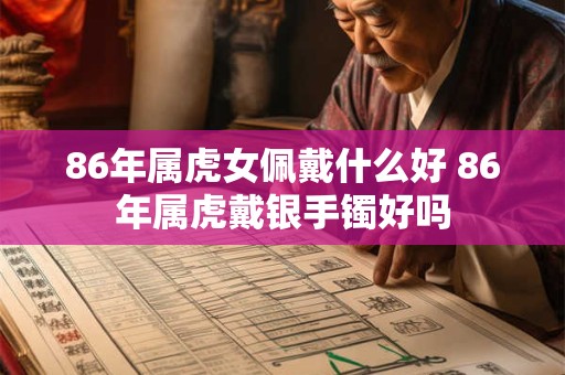86年属虎女佩戴什么好 86年属虎戴银手镯好吗