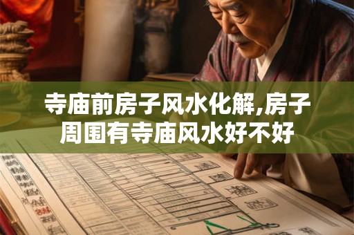 寺庙前房子风水化解,房子周围有寺庙风水好不好