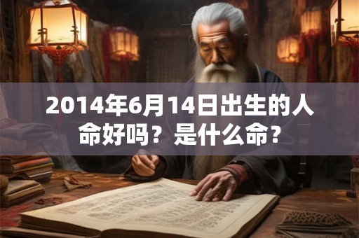 2014年6月14日出生的人命好吗？是什么命？